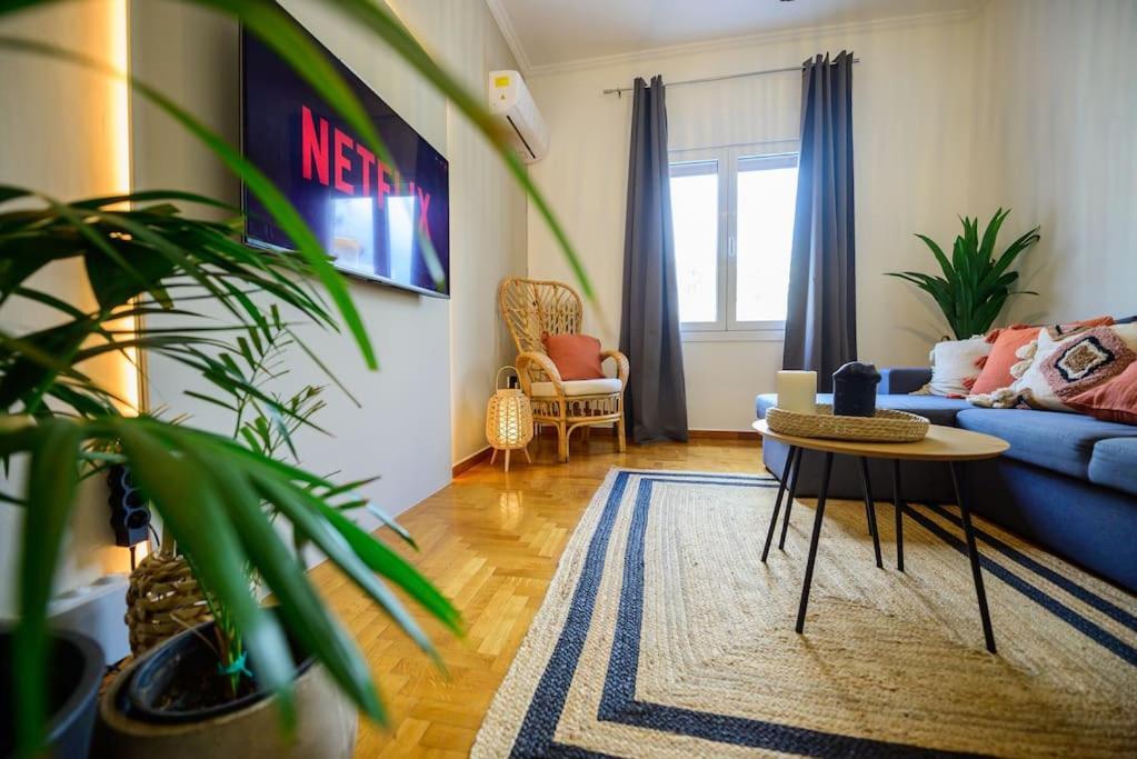 Boho Luxury 2 Bedroom Apartment, Acropolis Museum View アテネ エクステリア 写真